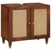vidaXL Sink cabinet with Shelf Brown 62 x 33 x 58 cm Engineered wood
