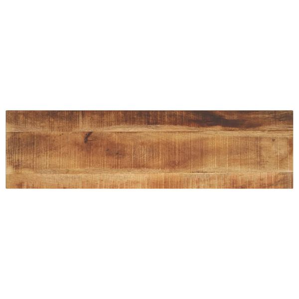 vidaXL Table Top 100x40x3.8 cm Rectangular Solid Wood Rough Mango