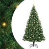 vidaXL Christmas Tree with LED Light 180 cm 300 LEDs Warm White