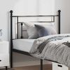 vidaXL Metal Replace Headboard Black 100 cm