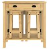 vidaXL 5 Piece Bar Set Solid Wood Pine
