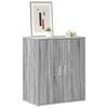 vidaXL Shoe Cabinet Grey Sonoma 60x35x70 cm Engineered Wood