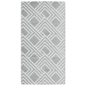 vidaXL Outdoor Carpet ARAKIL Grey 80x150 cm PP