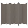 vidaXL 6-Panel Room Divider Anthracite 300x220 cm Fabric