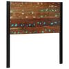 vidaXL Headboard 100 cm Solid Wood Reclaimed and Iron