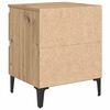 vidaXL Bedside Cabinet Artisan oak 40 x 35 x 50 cm Engineered wood