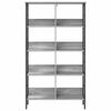 vidaXL Bookshelf Grey Sonoma 82 x 32 x 144.5 cm Engineered Wood