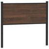vidaXL Replace Headboard Brown Oak 107 cm Engineered Wood and Steel