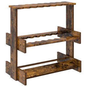 vidaXL Billiard Cue Stand Engineered Wood 60 x 35 x 60 cm Old Wood