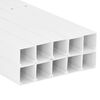 vidaXL Cable Trunking 40x40 mm 10 m PVC