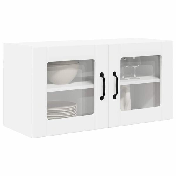 vidaXL Kitchen Cabinet with Door White 80 x 31 x 40 cm Engineered Wood