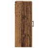 vidaXL Wall Mounted Cabinet Old Wood 34.5 x 34 x 90 cm Engineered Wood