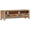 vidaXL TV Cabinet Solid Acacia Wood 130x30x40 cm