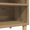 vidaXL Record Cabinet Artisan Oak 84.5x38x48 cm Engineered Wood