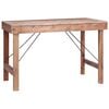 vidaXL Dining Table 120x60x80 cm Solid Reclaimed Wood