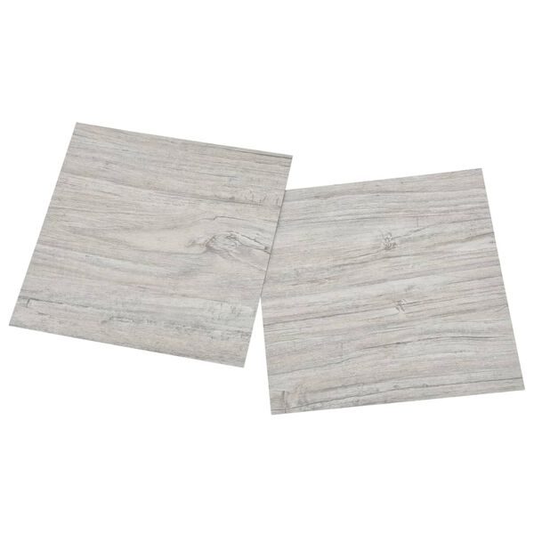 vidaXL Self-adhesive Flooring Planks 55 pcs PVC 5.11 m² Light Grey