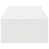 vidaXL Wall Shelf with Drawers White 80x33x17 cm Engineered Wood