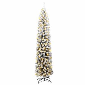 vidaXL Artificial Christmas Tree with 300 LEDs with Stand Green 180 cm
