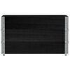vidaXL Garden Planter Black 100x50 cm Solid Wood Pine