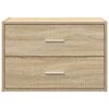 vidaXL Cabinet with 2 Drawers Sonoma Oak 60x31x40 cm Engineered Wood