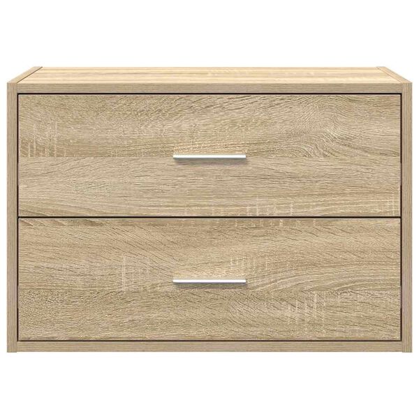 vidaXL Cabinet with 2 Drawers Sonoma Oak 60x31x40 cm Engineered Wood