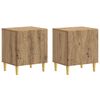 vidaXL Bedside Table 2 pcs Artisan Oak 43 x 34.5 x 50 cm