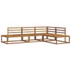 vidaXL Outdoor Sofa Set Natural Solid Acacia Wood