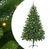 vidaXL Christmas Tree with 300 LEDs with Stand Green 210 cm PE