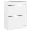 vidaXL Highboard ALTA White 77x35x188cm Solid Wood Pine