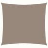 vidaXL Sunshade Sail Oxford Fabric Square 5x5 m Taupe