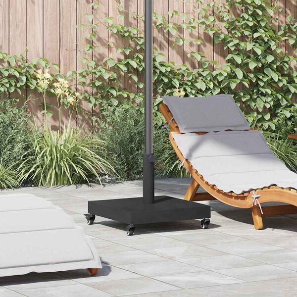 vidaXL Parasol Base Black 45 x 45 x 31.5 cm