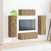 vidaXL TV Cabinet Set Wall-mounted 3 pcs Artisan Oak Engineered Wood