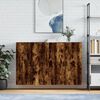 vidaXL Wall Mounted Cabinets 2 pcs Smoked Oak 69.5x34x90 cm