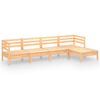 vidaXL 5 Piece Garden Lounge Set Solid Pinewood