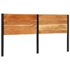 vidaXL Headboard 200 cm Solid Wood Acacia and Iron