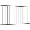 vidaXL Fence Panel Powder-coated Steel 1.7x0.75 m Anthracite