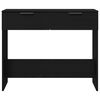 vidaXL Console Table Black oak 90 x 36 x 75 cm Engineered wood
