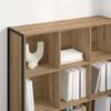 vidaXL Book Cabinet Artisian Oak 99.5 x 30 x 108.5 cm Engineered Wood