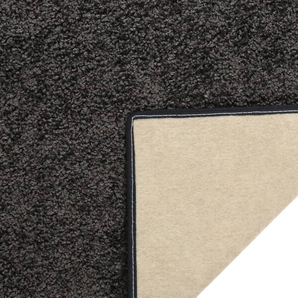 vidaXL Soft Pile Rug Anti-slip 57x150 cm Anthracite