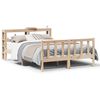 vidaXL Bed Frame without Mattress 150x200 cm King Size Solid Wood Pine