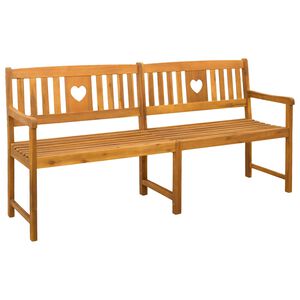 vidaXL Outdoor Bench Natural 180 x 55.5 x 90 cm Solid Acacia Wood