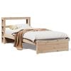 vidaXL Bed Frame with Headboard without Mattress 75x190 cm Small Single