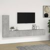 vidaXL 3 Piece TV Cabinet Set Concrete Grey Engineered Wood