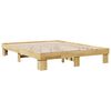 vidaXL Bed Frame without Mattress 150x200 cm Solid Wood Oak