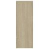 vidaXL Wall Shelf Sonoma Oak 45.1x16x45.1 cm Engineered Wood