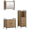 vidaXL Bathroom Cabinet Set 3 pcs Artisan Oak 40 x 36 x 109.5 cm