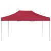 vidaXL Professional Folding Party Tent Aluminium 4.5x3 m Wine Red