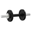 vidaXL Barbell and Dumbbell with Plates 120 kg Cast Iron