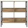 vidaXL Bookshelf Artisan Oak 82 x 32 x 79 cm Engineered Wood