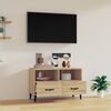 vidaXL TV Cabinet Sonoma Oak 80x36x50 cm Engineered Wood